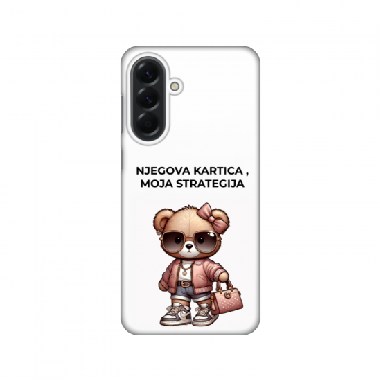 Silikonska maskica za Samsung - Teddy njegova kartica, moja strategija